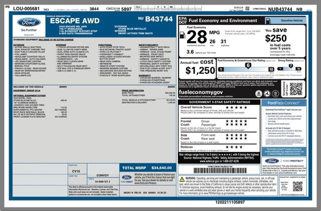 Used 2022 Ford Escape SEL image 30