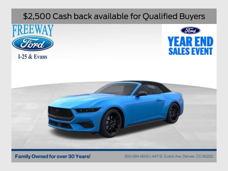 New 2025 Ford Mustang Convertible w/ Mustang Nite Pony Package image 1