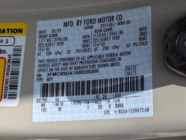 New 2025 Ford Bronco Sport Badlands w/ Badlands Tech Package image 17