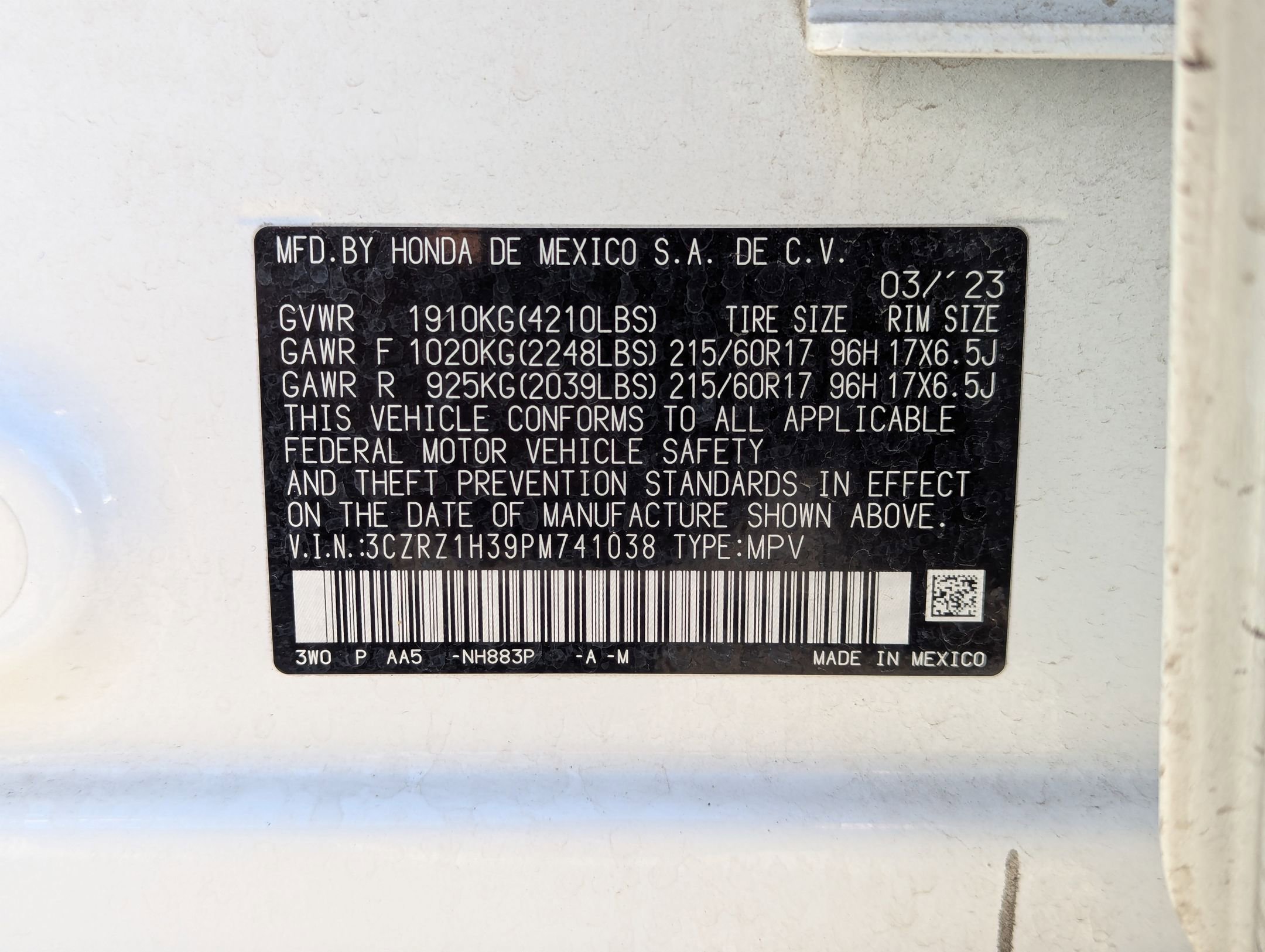 Used 2023 Honda HR-V LX image 33