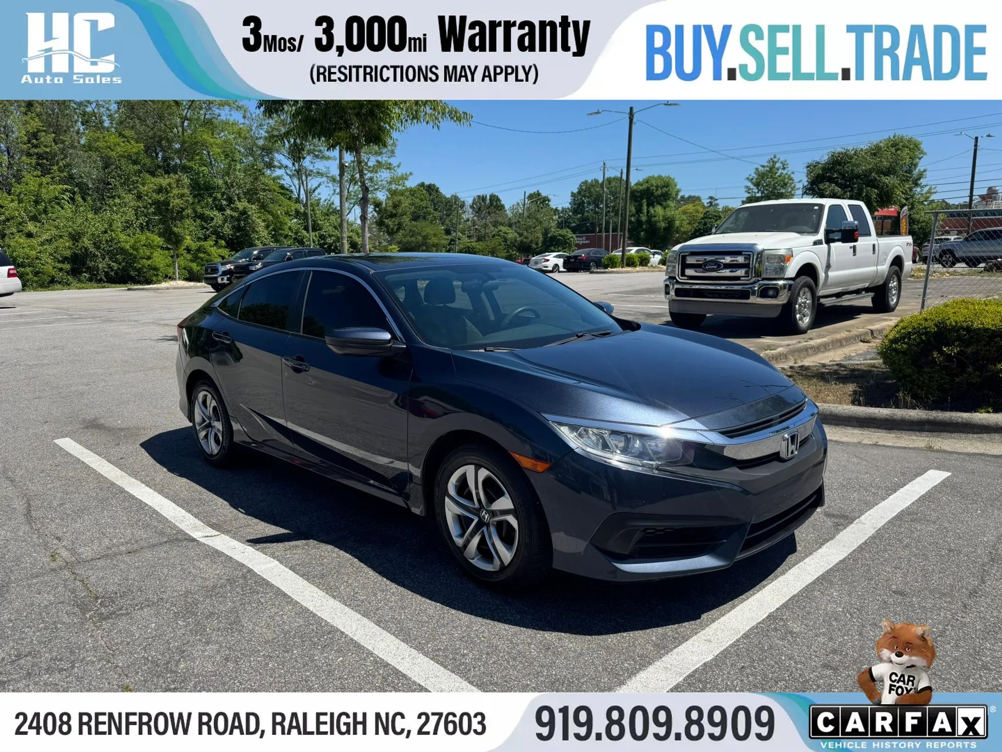 Used 2017 Honda Civic LX image 7