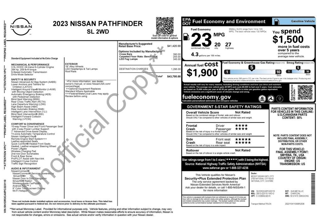 Used 2023 Nissan Pathfinder SL image 4