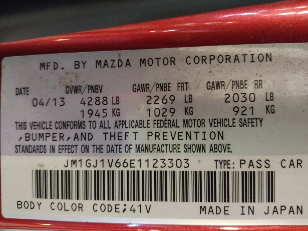 Used 2014 MAZDA MAZDA6 Touring image 33