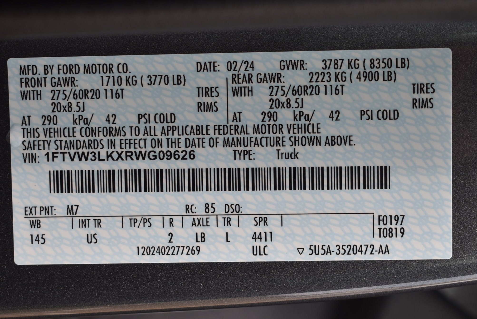 New 2024 Ford F150 Lightning XLT w/ Max Trailer Tow Package AWD/4WD image 20