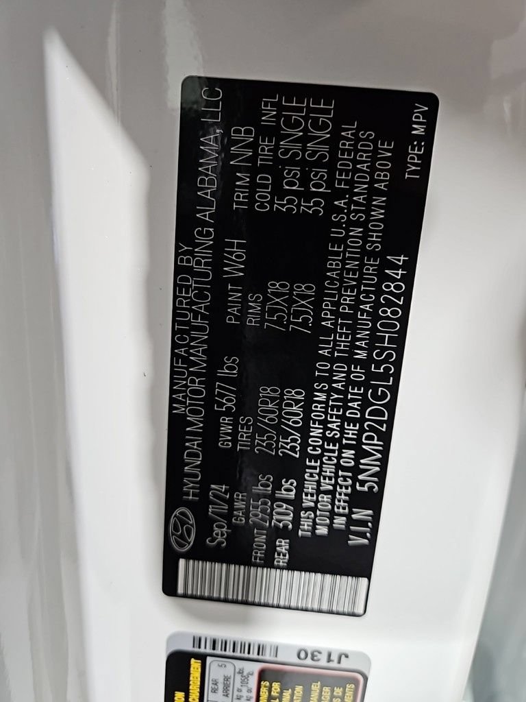 Certified 2025 Hyundai Santa Fe SEL AWD/4WD image 31