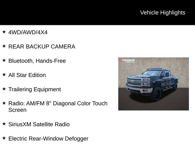 Used 2015 Chevrolet Silverado 1500 LT w/ All Star Edition AWD/4WD image 2