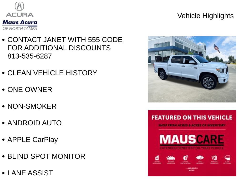 Used 2019 Toyota Tundra Platinum AWD/4WD image 8