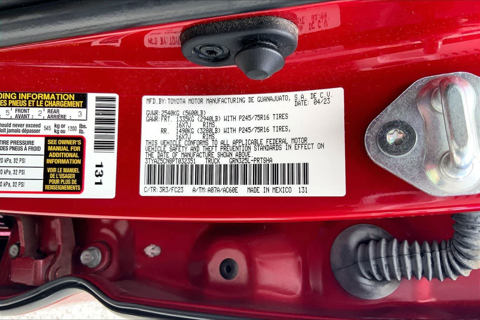 Used 2023 Toyota Tacoma SR5 RWD image 20