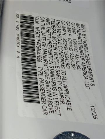 New 2025 Honda Accord SE image 16