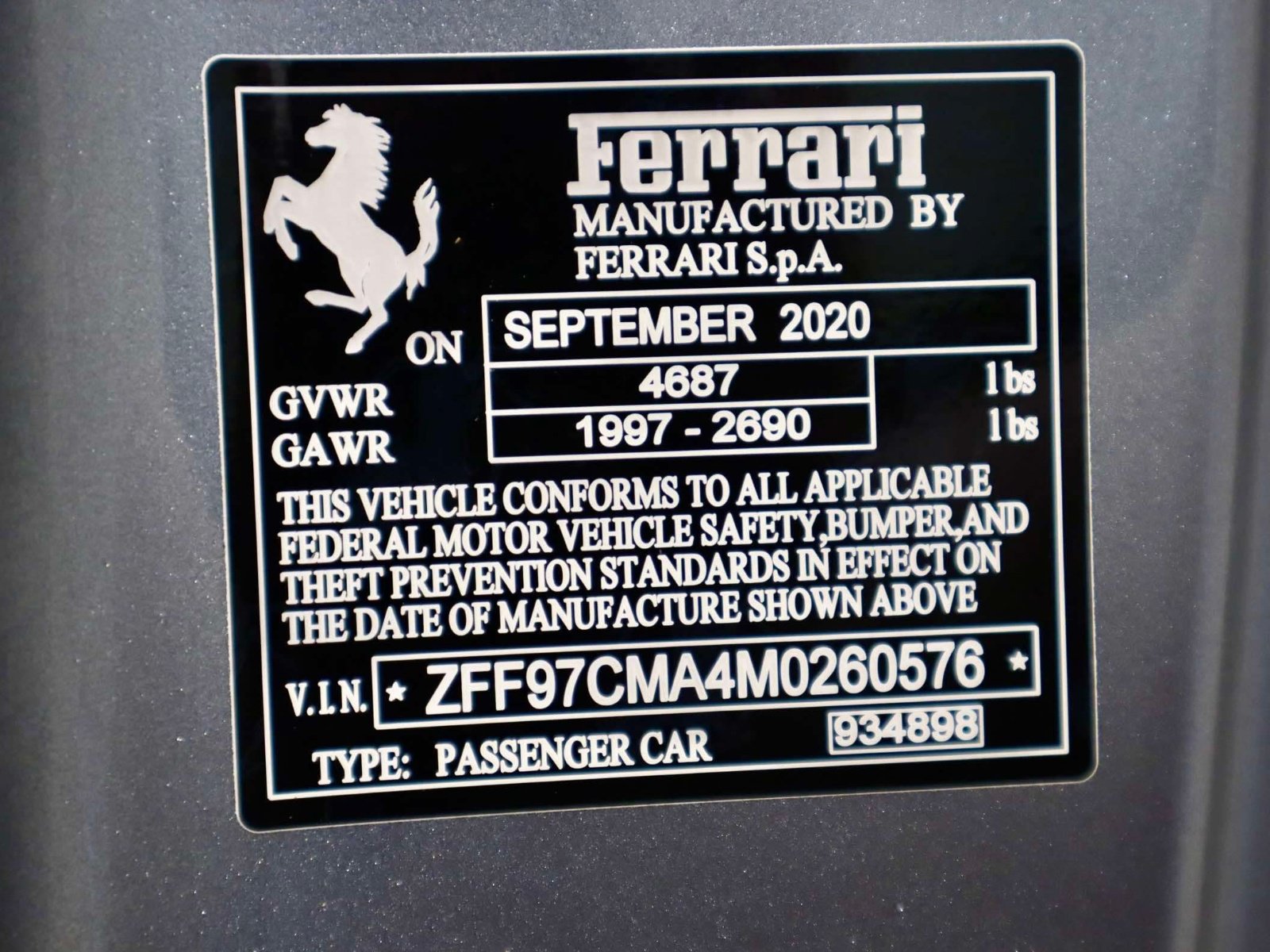 Certified 2021 Ferrari 812 GTS RWD image 37