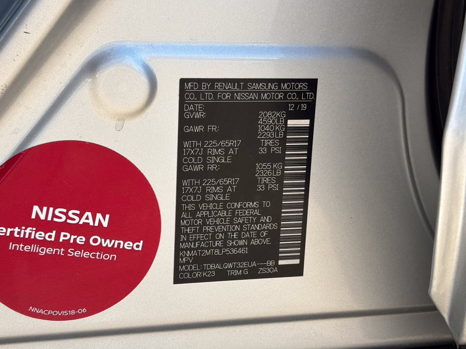 Used 2020 Nissan Rogue SV FWD image 33