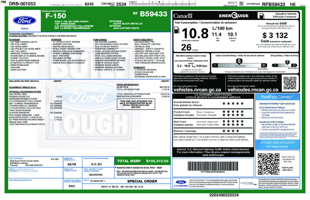 Certified 2024 Ford F150 King Ranch AWD/4WD image 25