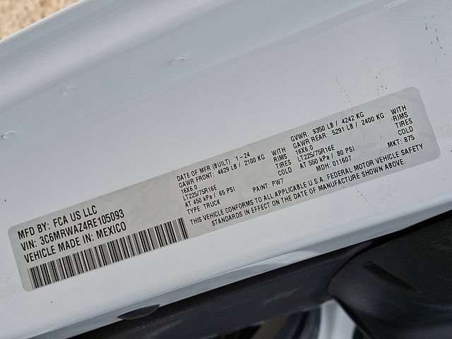 New 2024 RAM ProMaster 3500 w/ Delivery Van Package FWD image 18