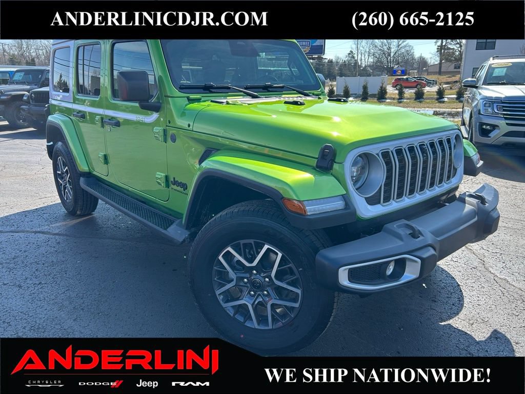 New 2026 Jeep Wrangler Unlimited Sahara w/ Whitecap Package AWD/4WD image 1