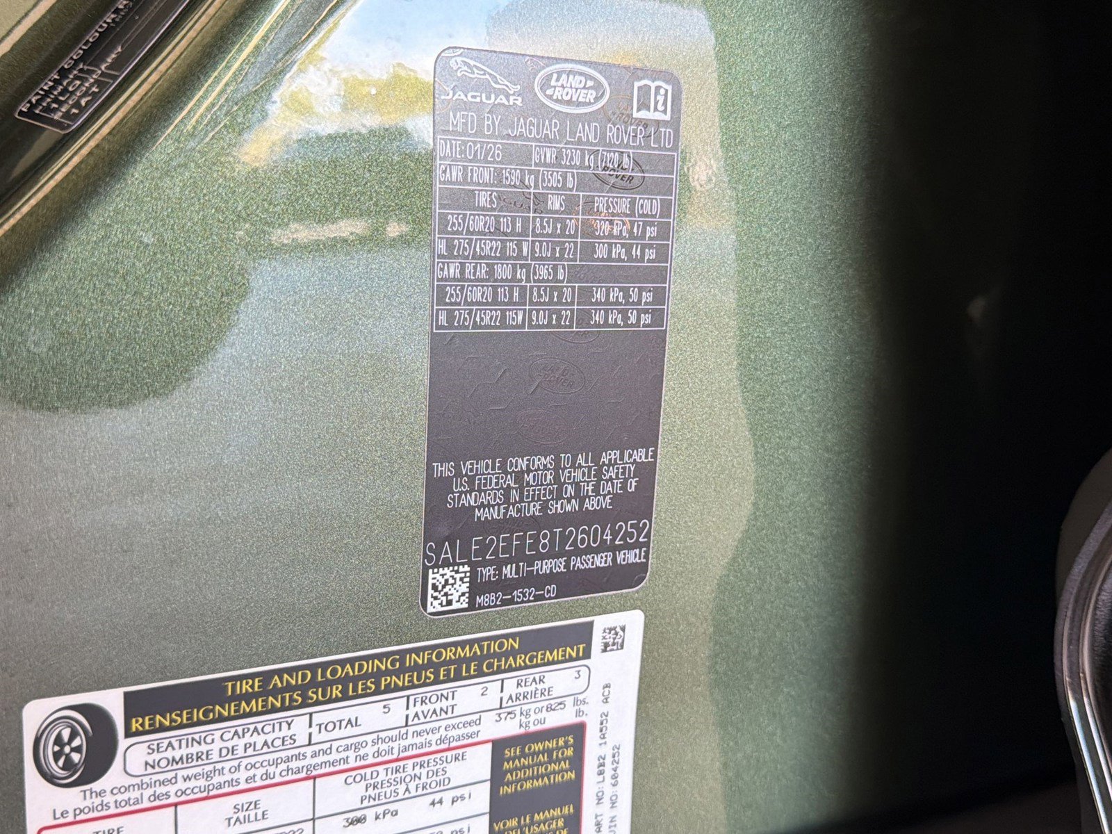 New 2026 Land Rover Defender 110 X-Dynamic SE AWD/4WD image 19