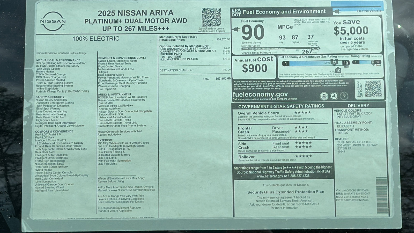 New 2025 Nissan Ariya Platinum image 17