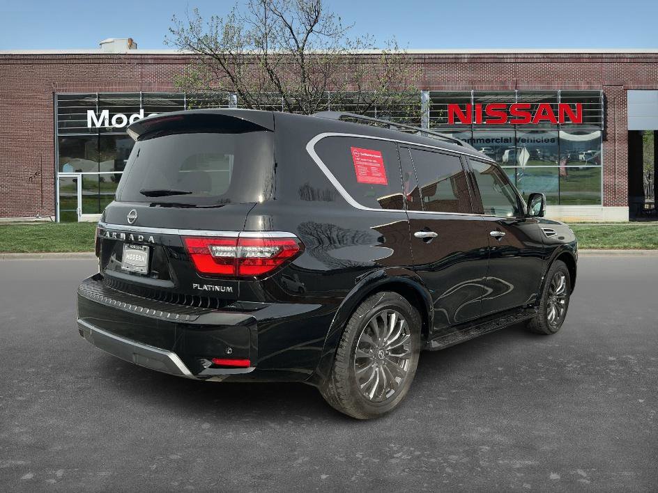 Certified 2024 Nissan Armada Platinum w/ Captain's Chairs Package image 3