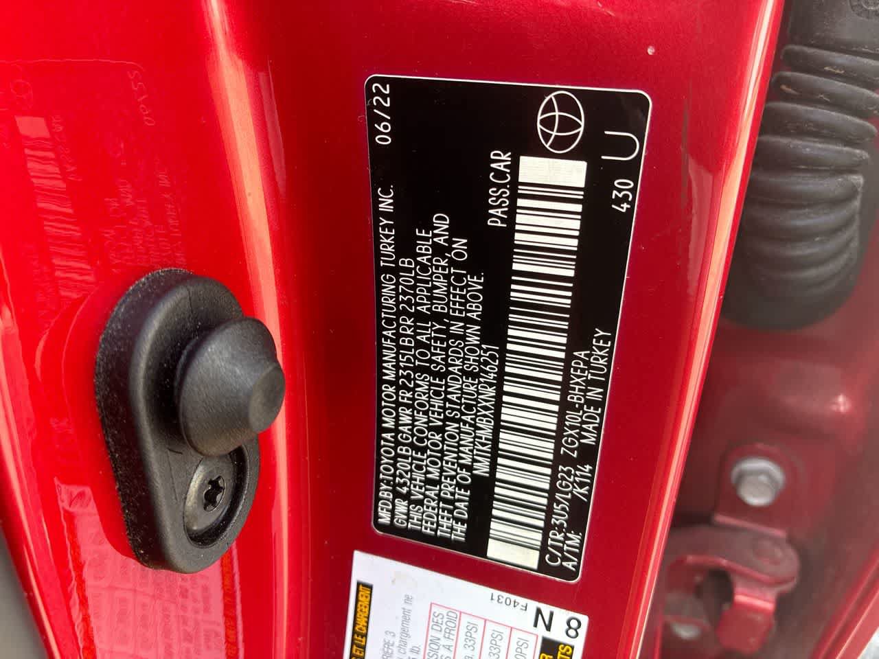 Used 2022 Toyota C-HR Limited FWD image 31