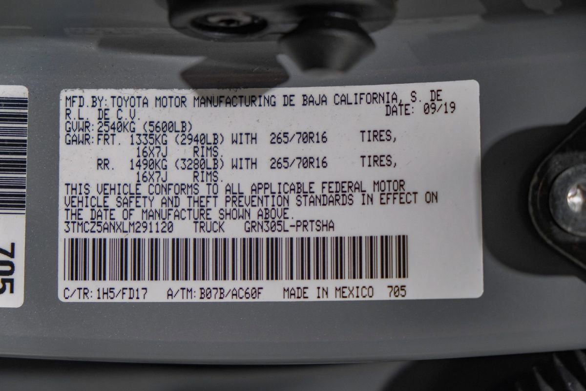 Used 2020 Toyota Tacoma TRD Off-Road w/ Advanced Technology Package image 66