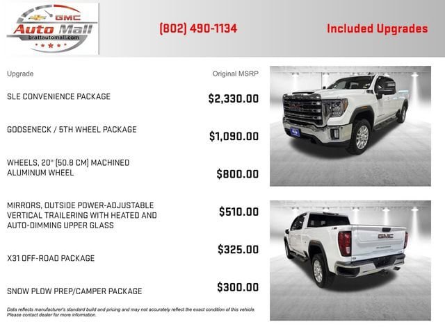 Used 2021 GMC Sierra 3500 SLE w/ SLE Convenience Package AWD/4WD image 4