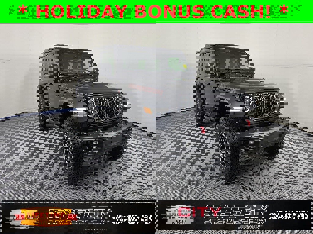 New 2025 Jeep Wrangler Unlimited Rubicon w/ Steel Bumper Group