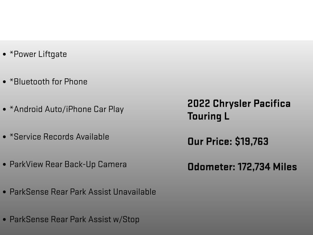 Used 2022 Chrysler Pacifica Touring-L AWD/4WD image 12