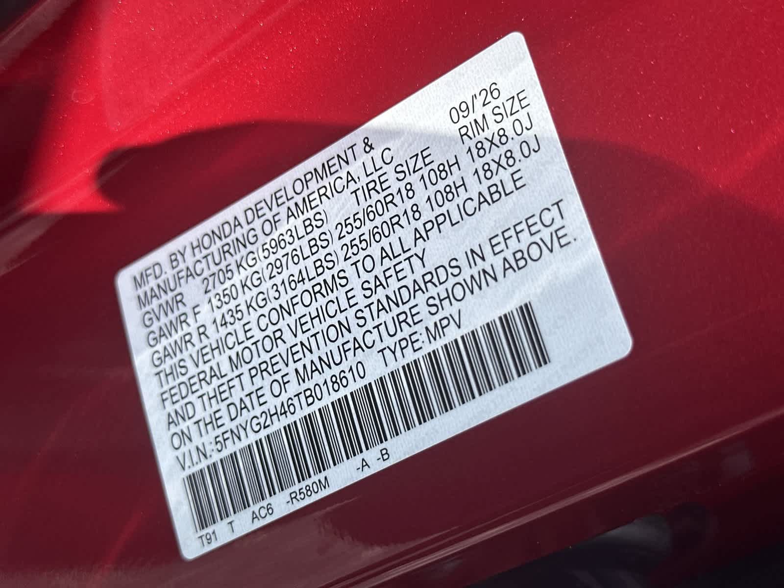New 2026 Honda Pilot EX-L image 22