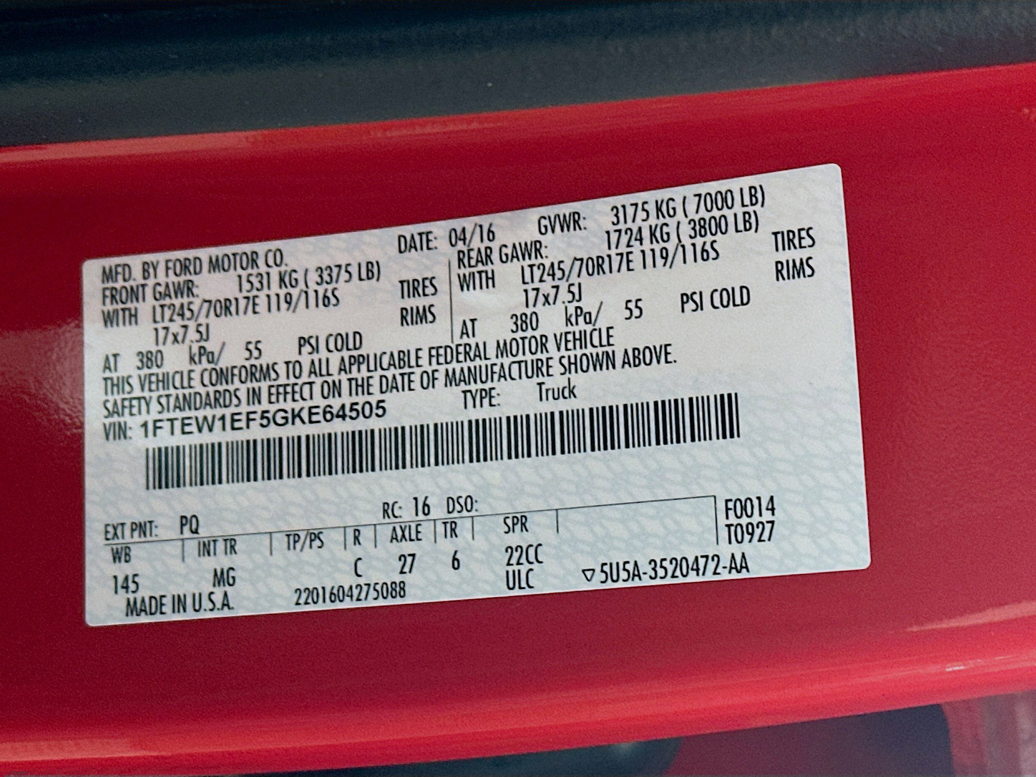 Used 2016 Ford F150 XLT w/ Equipment Group 301A Mid image 29