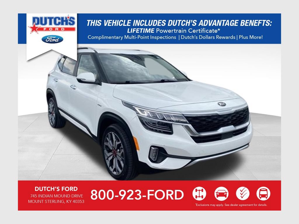 Used 2021 Kia Seltos SX w/ SX Sunroof Package AWD/4WD image 1