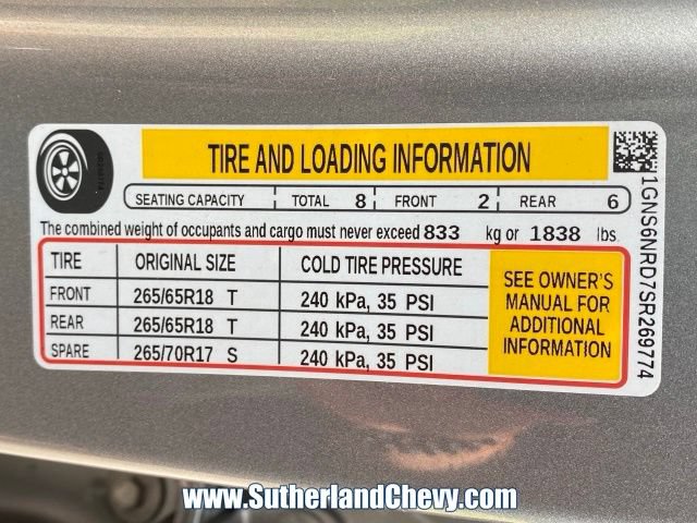 Used 2025 Chevrolet Tahoe LT AWD/4WD image 52
