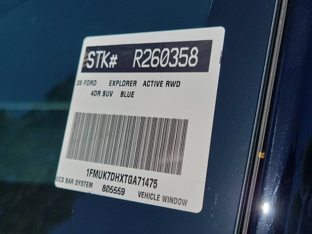 Used 2026 Ford Explorer Active w/ Active Comfort Package RWD image 30
