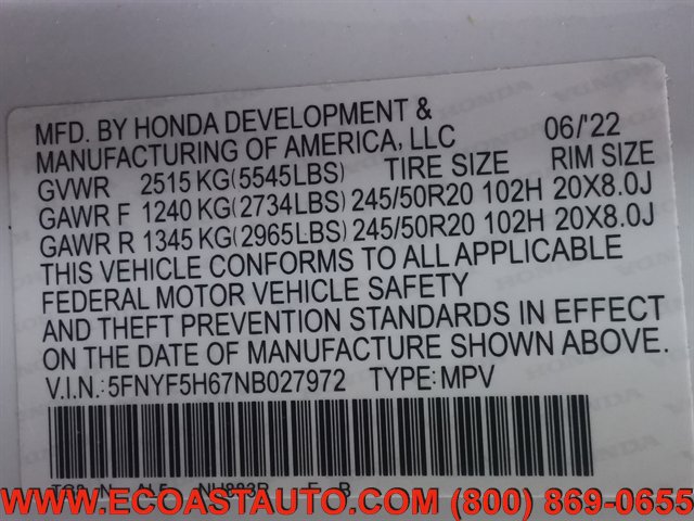 Used 2022 Honda Pilot Touring image 26