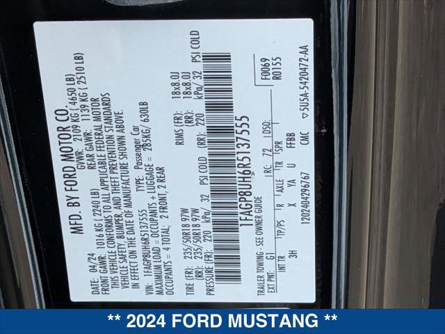 Certified 2024 Ford Mustang Premium image 23