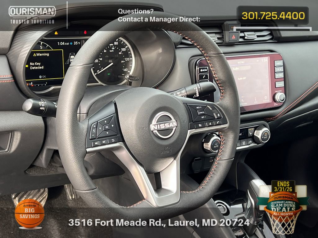 New 2025 Nissan Versa SR w/ Trunk Package image 9