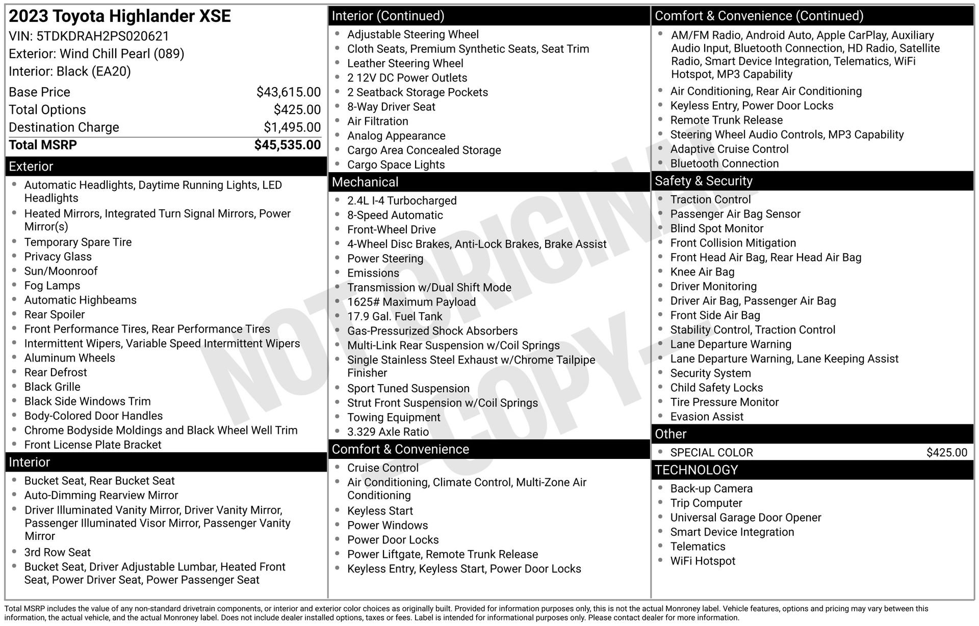 Used 2023 Toyota Highlander XSE image 32