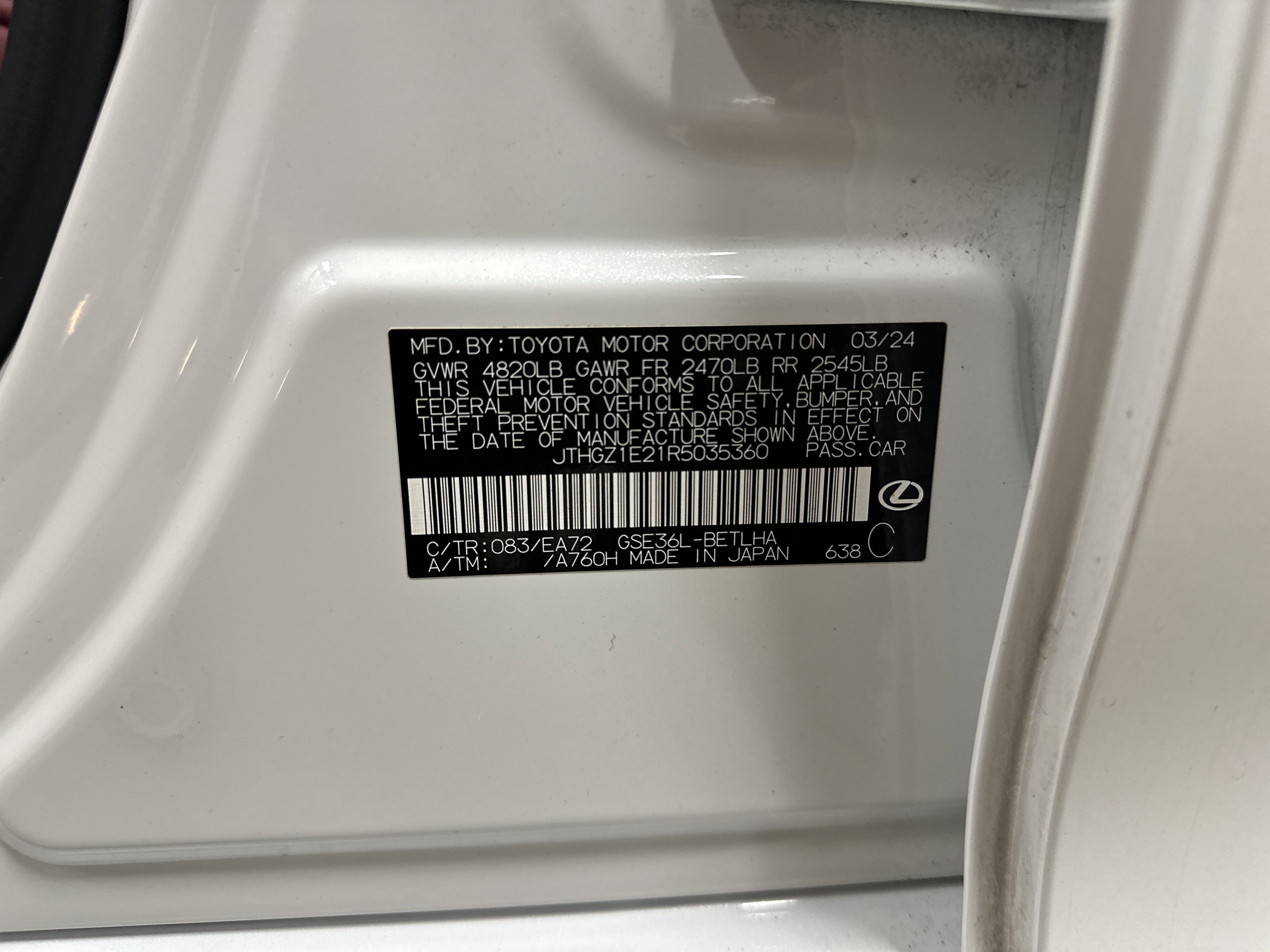 Certified 2024 Lexus IS 350 F Sport image 35