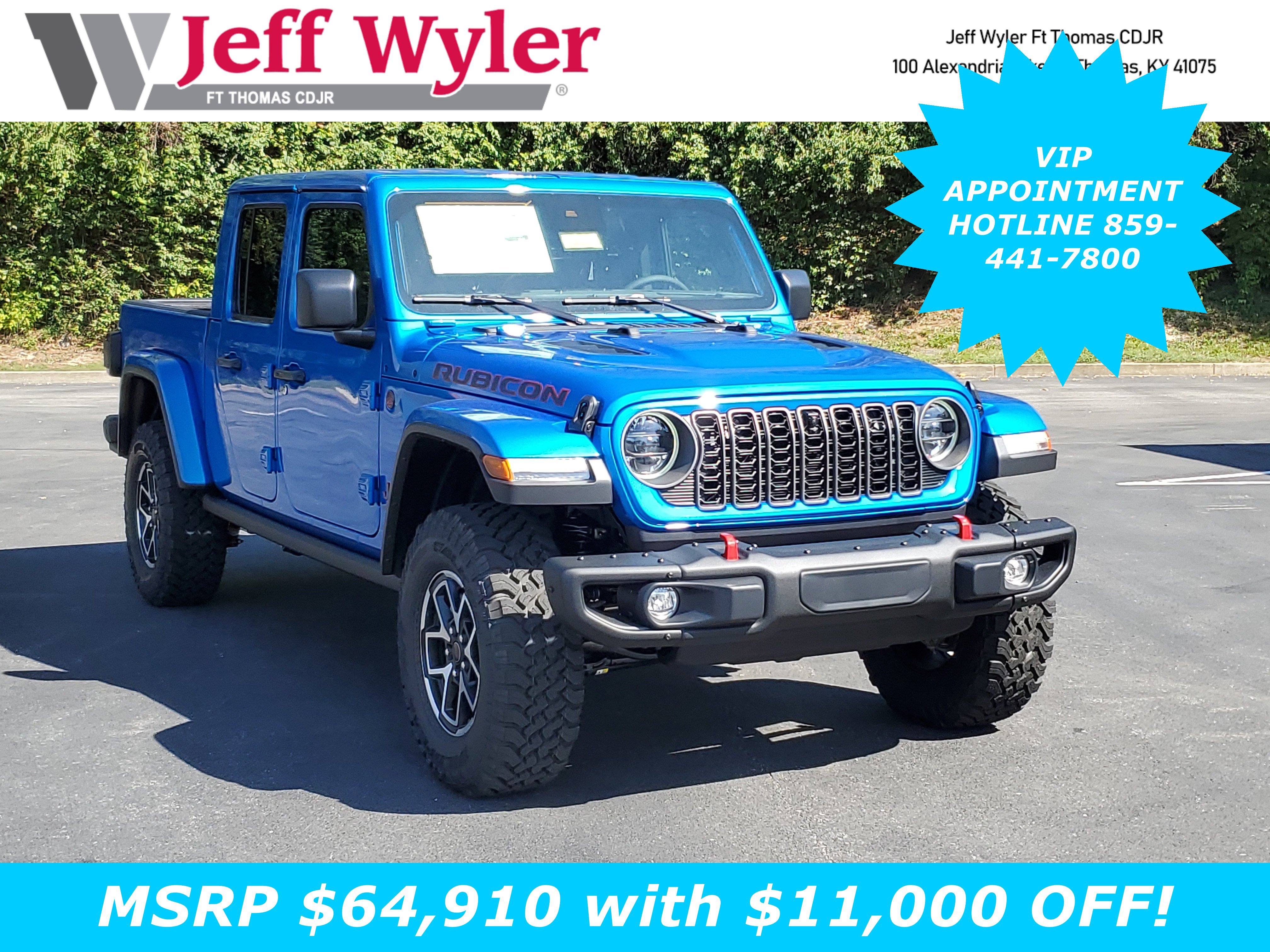 New 2025 Jeep Gladiator Rubicon