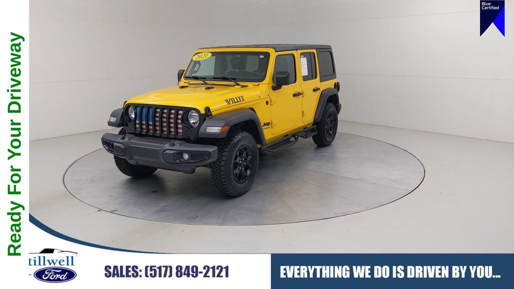 Used 2021 Jeep Wrangler Unlimited Sport AWD/4WD image 1