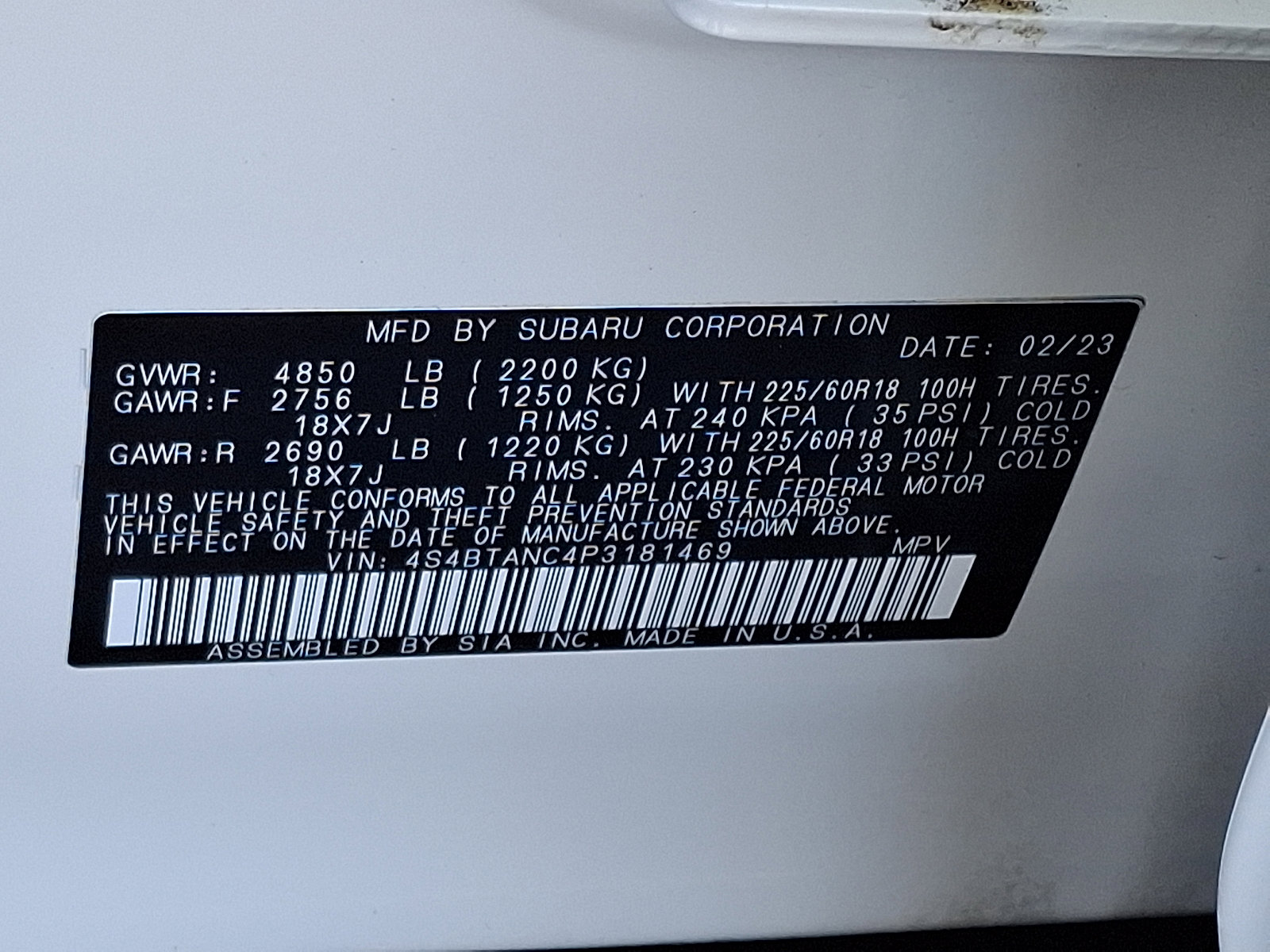 Used 2023 Subaru Outback Limited image 29