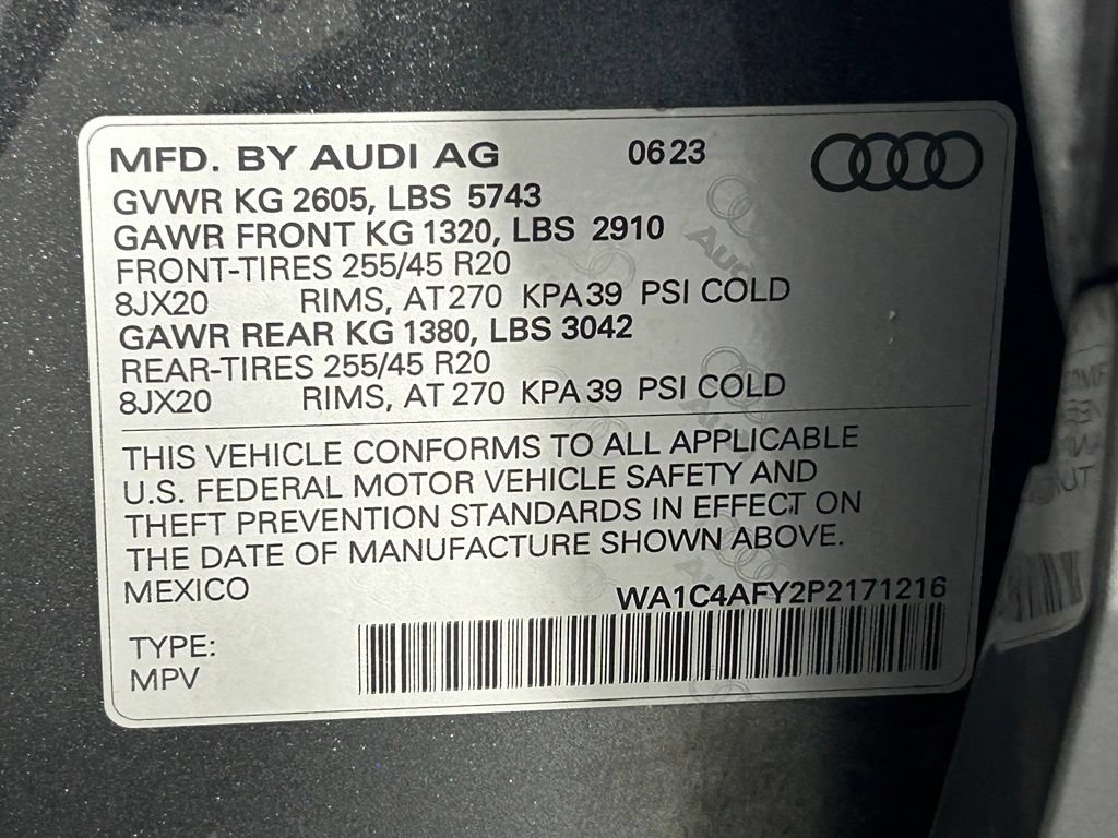 Used 2023 Audi SQ5 Prestige w/ Prestige Package AWD/4WD image 42