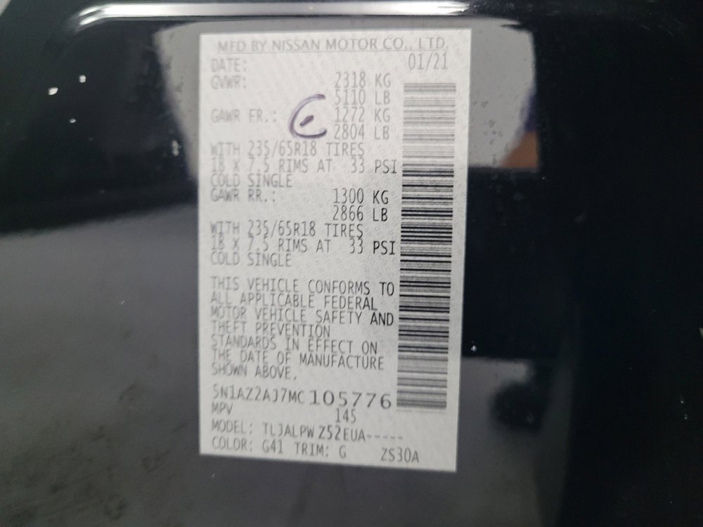 Used 2021 Nissan Murano S image 33