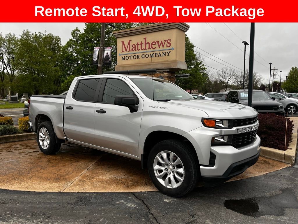 Used 2022 Chevrolet Silverado 1500 Custom w/ Safety Confidence Package AWD/4WD image 1