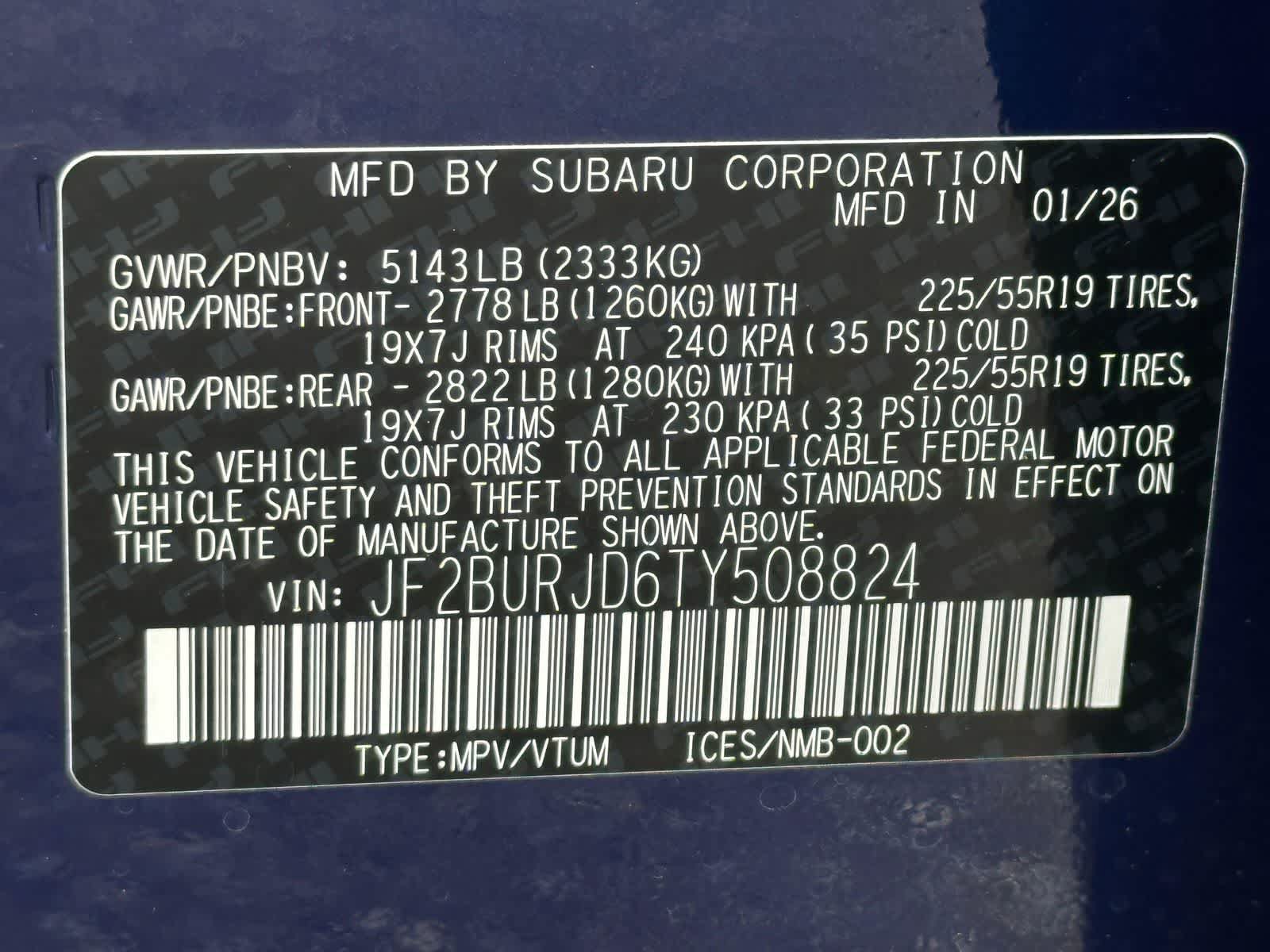 New 2026 Subaru Outback Touring XT AWD/4WD image 32