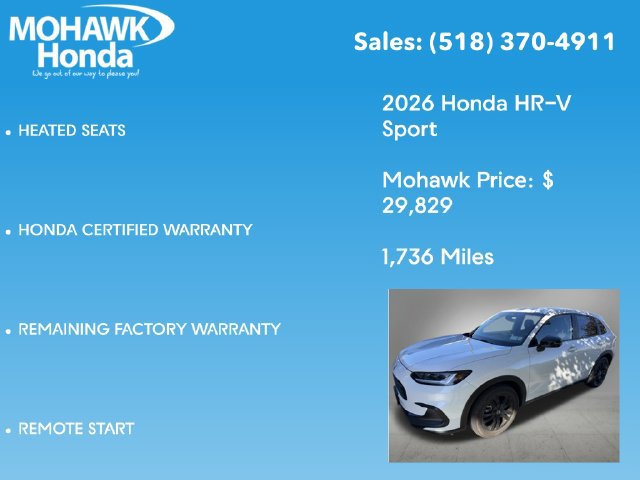 Used 2026 Honda HR-V Sport image 5
