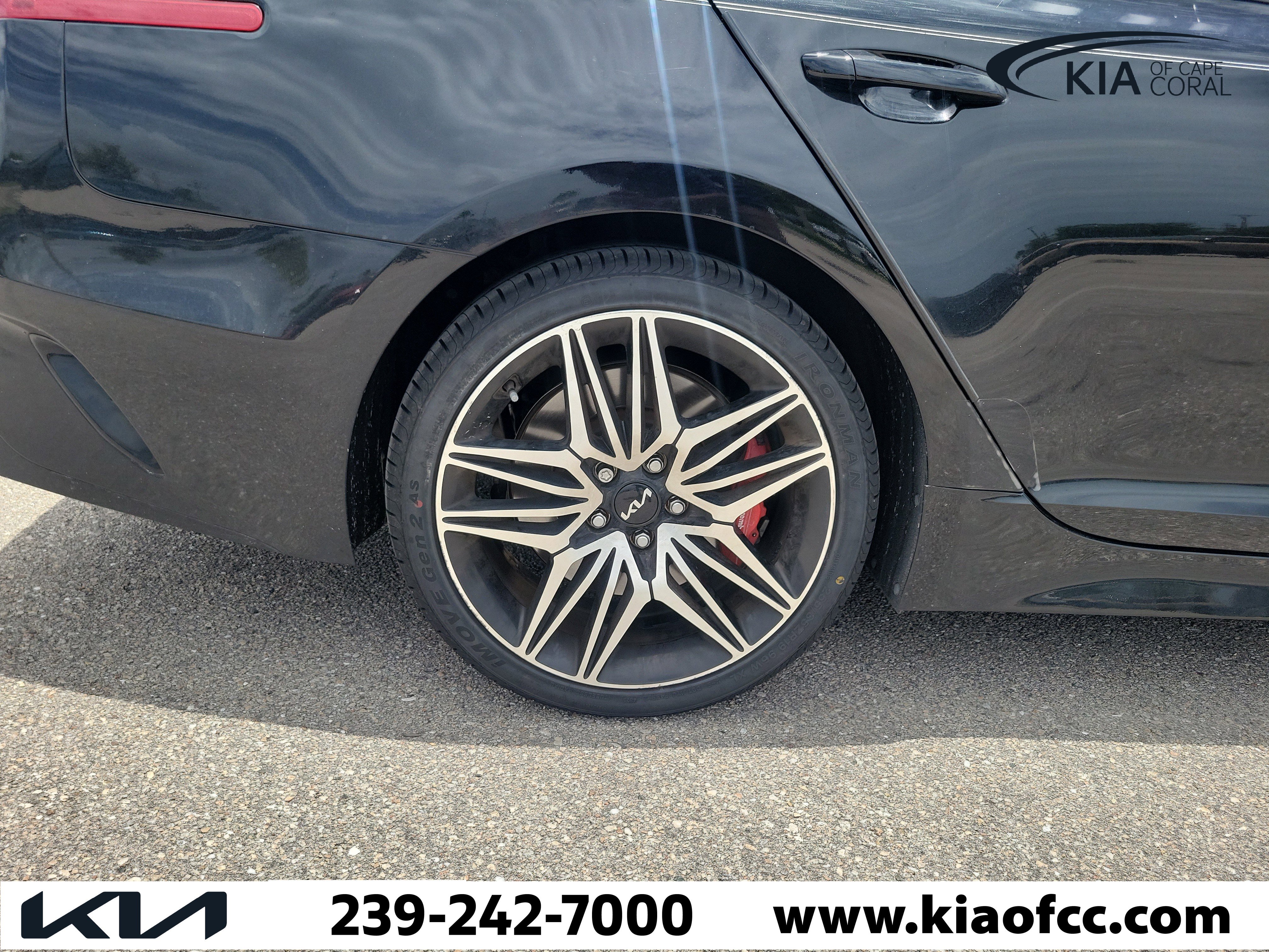 Certified 2022 Kia Stinger GT1 w/ Red Interior Color Package RWD image 9
