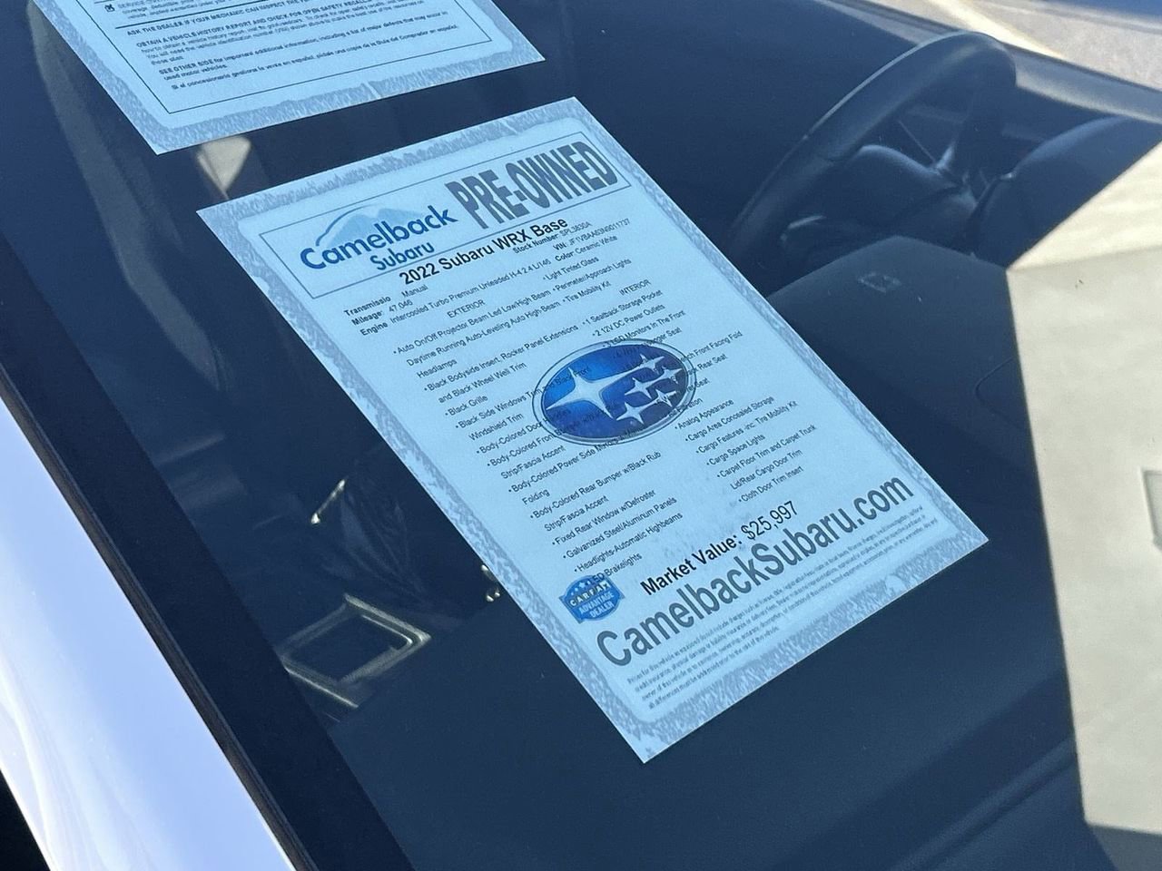 Used 2022 Subaru WRX image 6