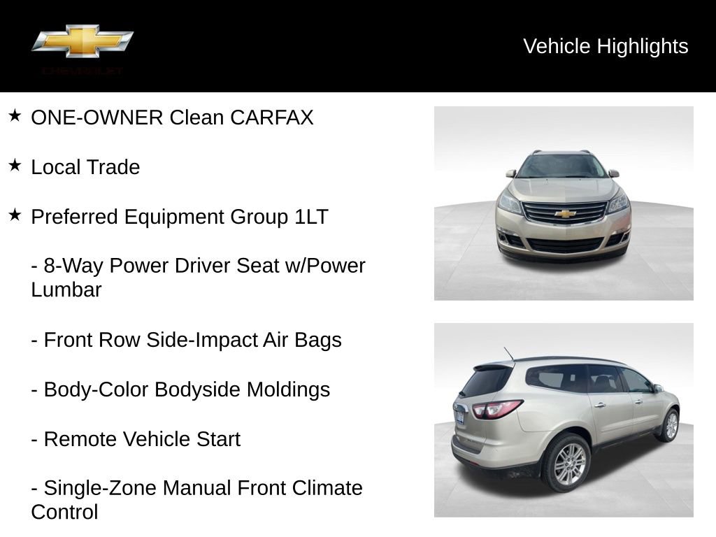 Used 2015 Chevrolet Traverse LT w/ Style and Technology Package image 18