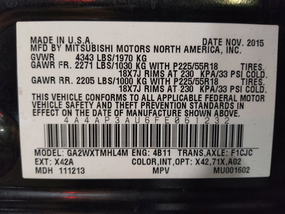 Used 2015 Mitsubishi Outlander Sport ES FWD image 33