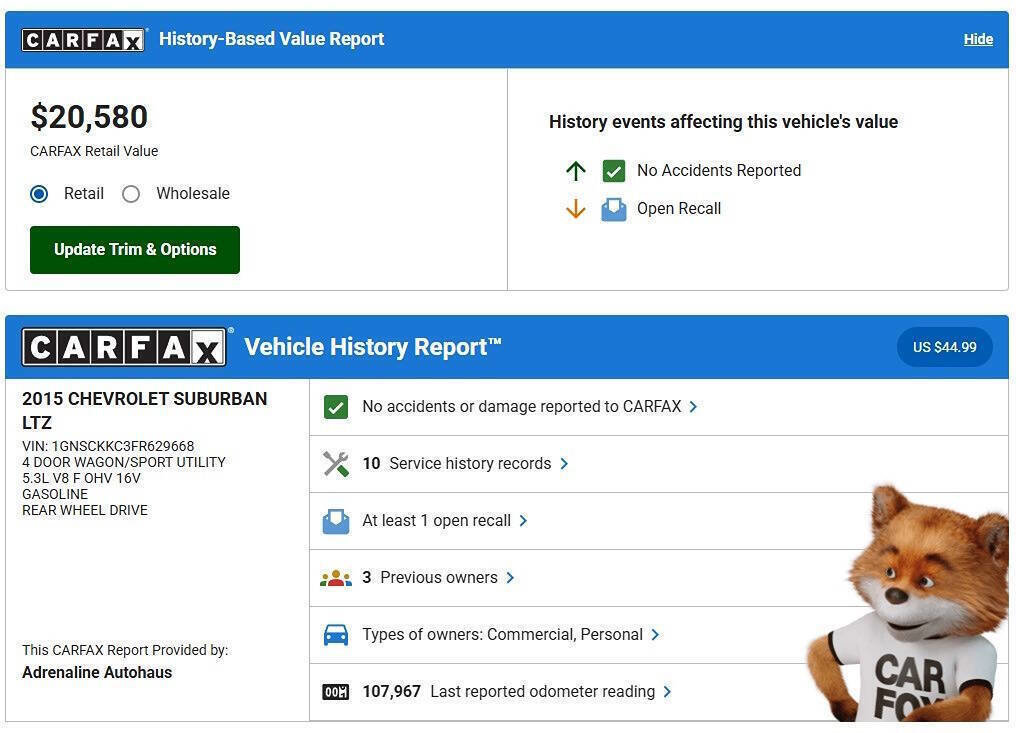 Used 2015 Chevrolet Suburban LTZ image 4
