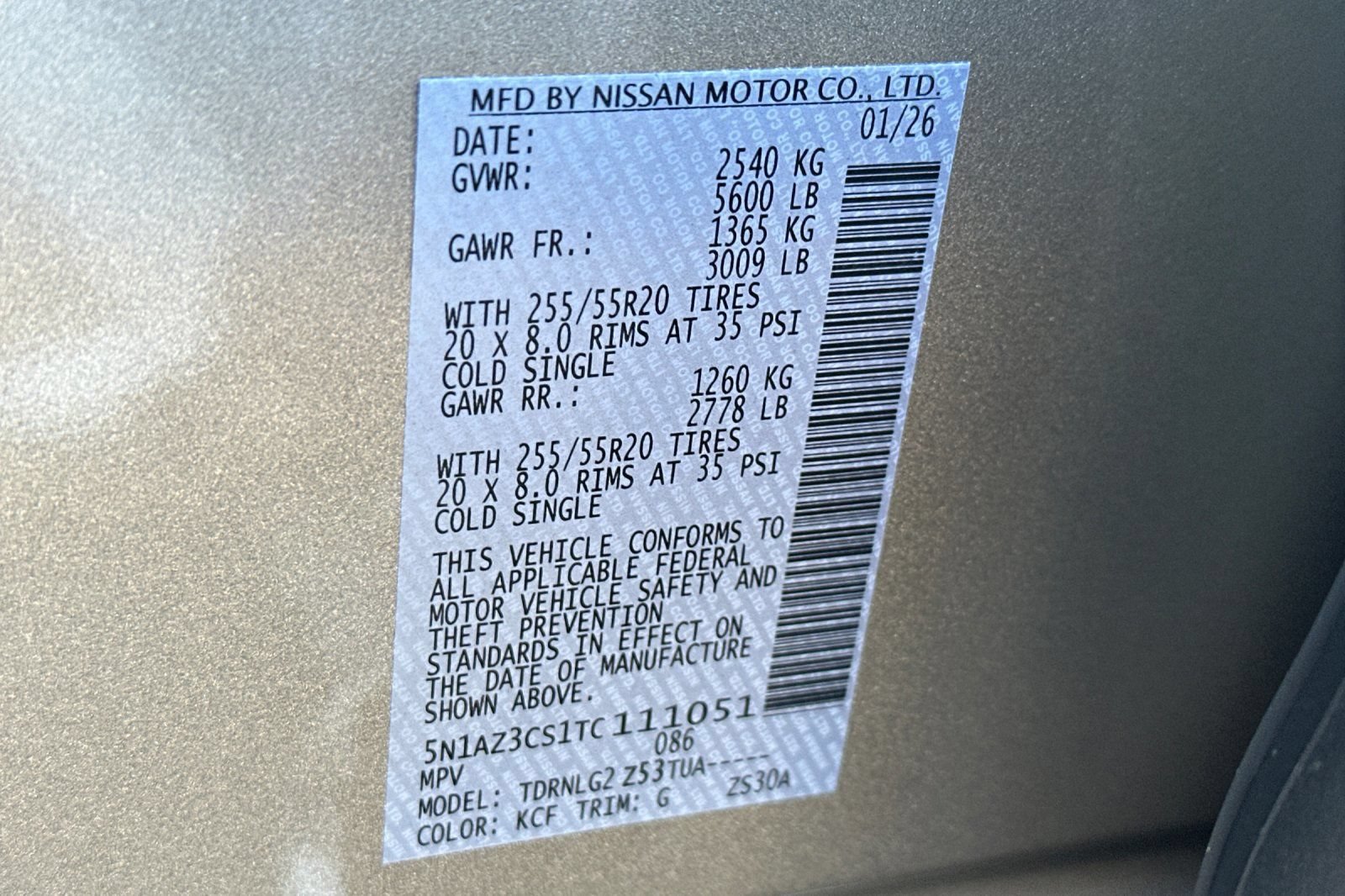 New 2026 Nissan Murano SL AWD/4WD image 35